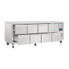 Mesa Refrigerada GN 1/1 Ventilada 8 Gavetas Série U 616L - Polar - Fourniresto