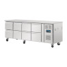 Mesa Refrigerada GN 1/1 Ventilada 8 Gavetas Série U 616L - Polar - Fourniresto