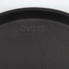 Round Non-Slip Black Fiberglass Tray Treadlite Ø 355 mm - Cambro - Fourniresto