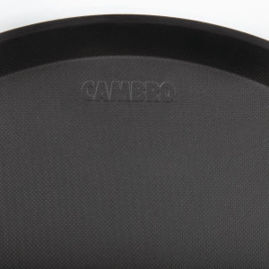 Plateau Rond Fibre de Verre Antidérapant Noir Treadlite Ø 405 mm - Cambro - Fourniresto