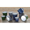 Large Enamel-Coated Steel Soup Mug 670ml - Set of 6 - Olympia - Fourniresto