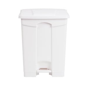 Caixote do lixo de cozinha com pedal branco 65L - Jantex - Fourniresto