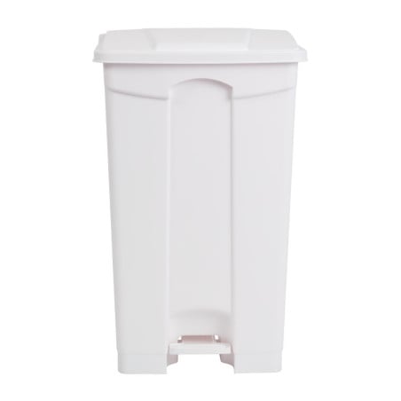 Caixote do lixo de cozinha com pedal branco 87L - Jantex - Fourniresto