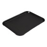 Tabuleiro Retangular Preto em Polipropileno Fast Food 410mm - Cambro - Fourniresto