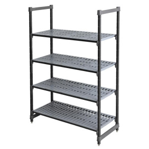 Unidade de 4 prateleiras de ripas 540 x 1370 x 1830mm - Cambro - Fourniresto