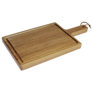 Tábua de Servir em Madeira de Acácia Tuscany 420 x 230mm - T&G Woodware - Fourniresto