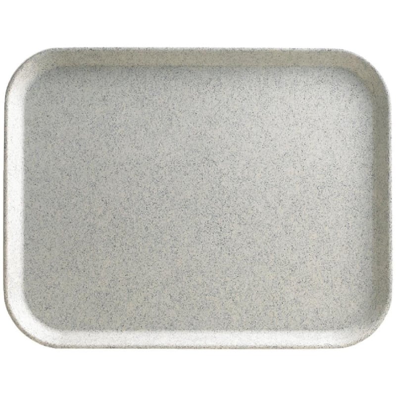 Tabuleiro em Poliéster Versalite Cinza Marmorizado 457 mm - Cambro - Fourniresto