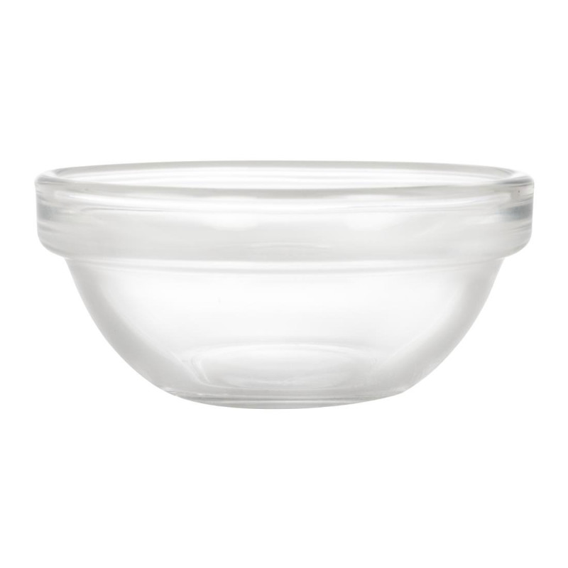 Glass Salad Bowl 60mm - Set of 6 - Arcoroc - Fourniresto