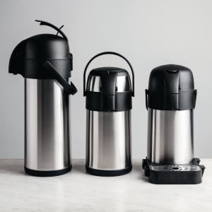 Double-Walled Stainless Steel Pump Jug-1.9L - Olympia