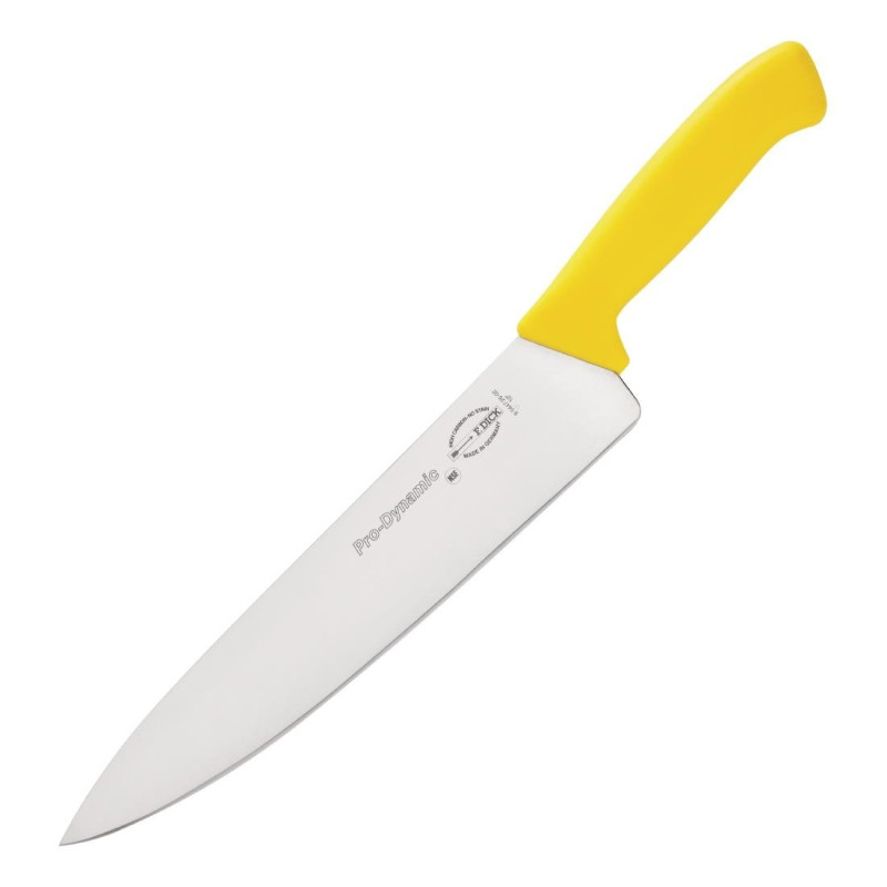 Faca de Cozinha Profissional Dynamic Haccp Amarela 255mm - Dick - Fourniresto