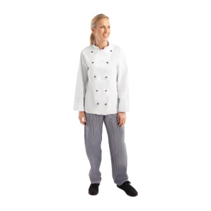 Veste De Cuisine Mixte Chicago Manches Longues Blanche Taille L - Whites Chefs Clothing - Fourniresto