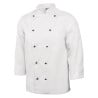 Casaco de Cozinha Unissexo Chicago de Mangas Compridas Branco Tamanho XL - Whites Chefs Clothing - Fourniresto