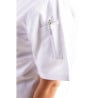 Casaco de Cozinha Unissexo Chicago de Mangas Curtas Branco Tamanho L - Whites Chefs Clothing - Fourniresto