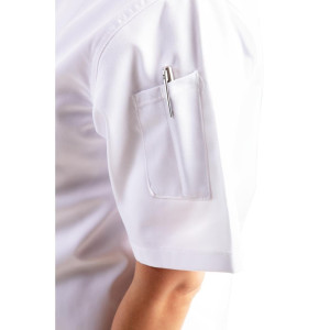 Veste De Cuisine Mixte Chicago Manches Courtes Blanche Taille M - Whites Chefs Clothing - Fourniresto