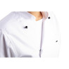 Veste De Cuisine Mixte Chicago Manches Courtes Blanche Taille S - Whites Chefs Clothing - Fourniresto