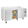 Refrigerated Negative Table 3 Doors With Backsplash Series U - 417L - Polar -