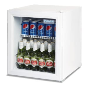 Vitrina refrigerada positiva de balcão branca Série C - 46L - Polar - Fourniresto