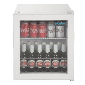 Vitrina refrigerada positiva de balcão branca Série C - 46L - Polar - Fourniresto