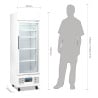 Vitrina Refrigerada Positiva Branca Série G - 218 L - Polar - Fourniresto