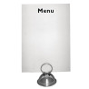 Porta-menu com anel em inox - Olympia - Fourniresto