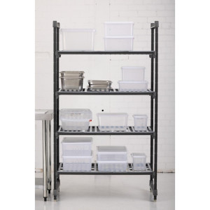 Unité De 4 Étagères À Clairevoie- L 1070 x P 610mm - Cambro