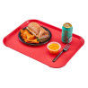 Tabuleiro retangular em polipropileno para fast food vermelho 410mm - Cambro - Fourniresto