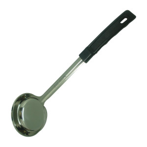 Black Stainless Steel Full Ladle - 178ml - FourniResto