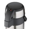 Jarro com bomba para café em inox-3L - Olympia