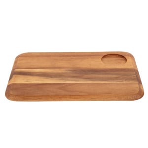 Rounded Acacia Presentation Board - Olympia - Fourniresto