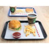 Plateau Fast Food en Plastique Noir - Olympia KRISTALLON - Fourniresto