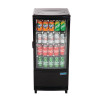 Vitrine Refrigerada Preta Com Portas Curvas 86 L - Polar