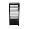 Vitrina refrigerada preta com portas curvas 86 L - Polar - Fourniresto