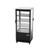 Vitrine Refrigerada Preta Com Portas Curvas 86 L - Polar