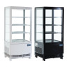 Vitrine Refrigerada Preta Com Portas Curvas 86 L - Polar