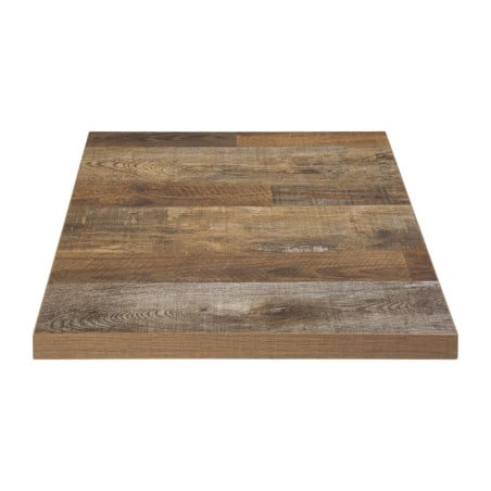 Tabuleiro de Mesa Quadrado Efeito Madeira Envelhecida - 600 x 600mm - Bolero