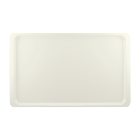 Service tray in polyester GN1/1 530x325mm Pearl White - Roltex - Fourniresto