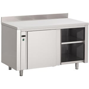 Armoire Chauffante em Inox com Backsplash - L 2000 x P 700mm - Gastro M