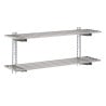 Etagère Murale Ajourée em Inox- L 1800 x 400mm - Gastro M