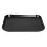 Rectangular Non-Slip Fiberglass EpicTread Black Tray 350mm - Cambro - Fourniresto