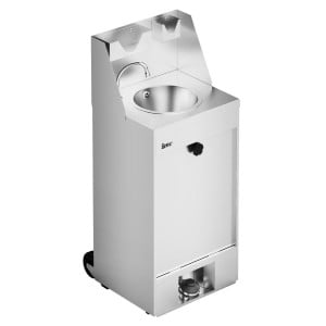 Mobile Stainless Steel Hand Washing Station - 20L - FourniResto