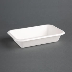 Barquetes de Bagasse Compostáveis ​​180mm - Pacote de 50 - Fiesta Green