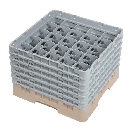 Suporte para Copos 25 Compartimentos Camrack Bege - C 500 x L 500mm - Cambro