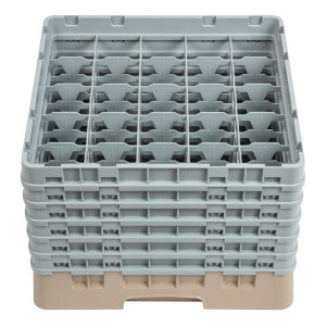 Suporte para Copos 25 Compartimentos Camrack Bege - C 500 x L 500mm - Cambro