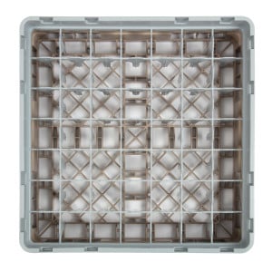 Suporte para copos com 49 compartimentos Camrack bege - L 500 x P 500mm - Cambro