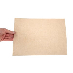 Papel Vegetal Não Branqueado Compostável - L 380 x L 275mm - Pacote de 500 - Vegware