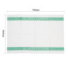 Linen Glass Cloths - Green - 76 X 51Cm - Vogue - Fourniresto