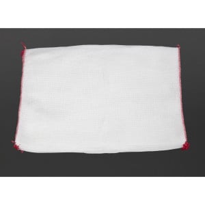 Bleached Red Cloths - Pack of 10 - Jantex