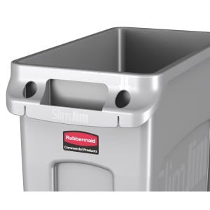 Coletor Slim Jim em Plástico - 60L - Rubbermaid