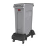 Encliquetable Slim Jim Trolley - Rubbermaid - Fourniresto