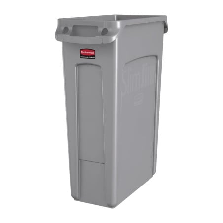 Contentor Cinzento Slim Jim - 87L - Rubbermaid